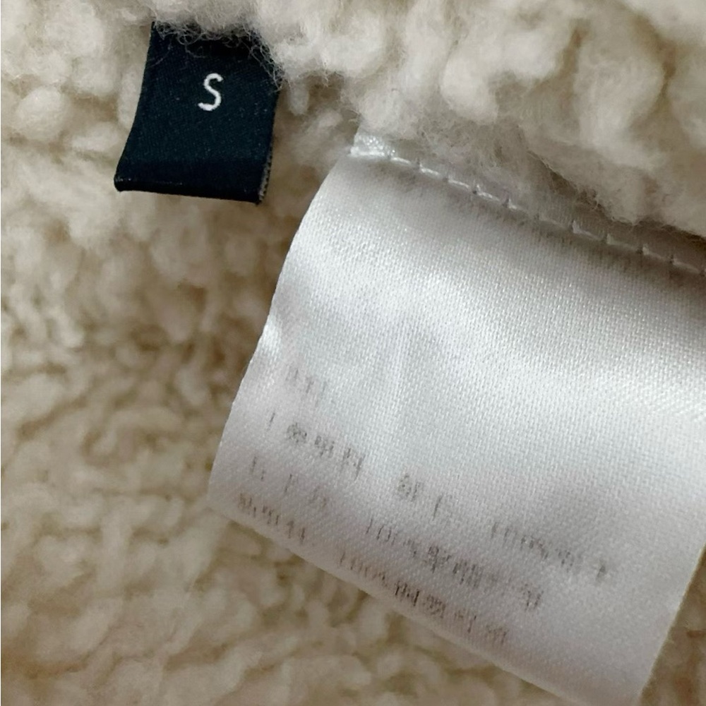 Authentic Celine White Sherpa Collar Jacket - Picture 5 of 7